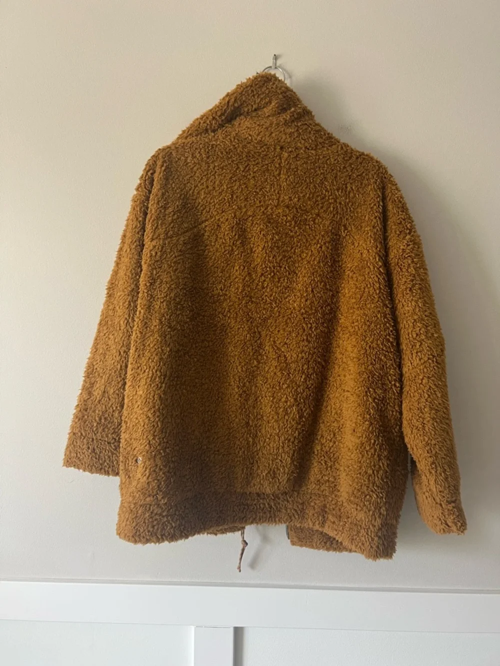 Lululemon Oh So Sherpa Jacket Brown Teddy Fleece Zip Up Cozy Oversized Women’s - Picture 8 of 8